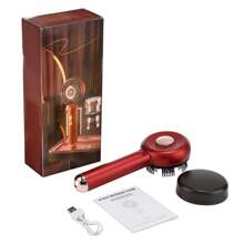 Hailicare 电动振动按摩梳红光按摩，情人节礼物，护发按摩，头皮刷，液体油涂抹器，护发