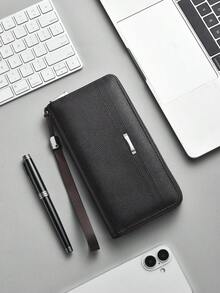 Men's Wallet, Fashion Large Capacity Multi-Card Slots Casual Long Zipper Phone Pouch Clutch Bag - Multicolor - View 4