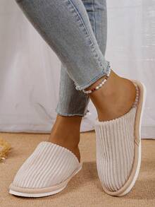 Của phụ nữ Trong nhà Dép đi trong nhà , Tối giản 	
Fuzzy Dép đi trong phòng ngủ - Xám - Xem 3