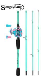 SOUGAYILANG CASTING COMBO SET: 7.2:1 High-Speed Baitcasting Reel (17+1 BB, CNC Aluminum Spool, 5+1 Magnetic Brake) + 30T Carbon Matrix Casting Rod (4-Piece Travel Design, EVA Handle, ABS Reel Seat) - Back To School Fishing Gear For College/Teen Anglers - Multicolor - View 20