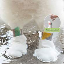 20pcs Disposable Pet Dog & Cat Paw Protector Shoes, Waterproof And Dustproof Pet Booties To Keep Paws Clean - Multicolor - View 4