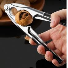 قطعة واحدة كسارة جوز الصنوبر والجوز من الفولاذ المقاوم للصدأ - إزالة السهلة للقشرة للكستناء والجوز