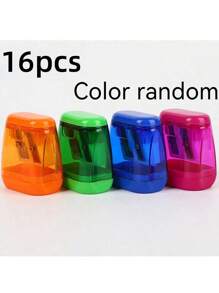 2/4/6/8/12 pièces Taille-crayon manuel - Conception compacte à double trou, portable, convient aux enfants, étudiants, salles de classe et bureaux à domicile, rentrée scolaire