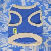 1pc Versatile Lightweight Sleeveless Vest, Minimalist Letter Design, Suitable For Cats & Dogs, Summer - Blue - View 7