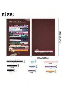 1900 + Sheets Of Diary Gossip Word Stickers + 60 Sheets Of Gold Foil Art Quote Stickers, Contract Your Creative Records! Whether It's A Casual Trash Journal, A Delicate Scrapbook, Or A Bullet Journal With Handmade Quotes, It's Easy To Embellish, And A Few Stickers On A DIY Gift Card Will Instantly Bring Your Thoughts To Life ~ A Huge Amount Of Stickers To Mix And Match, So Every Page Will Have A Little Surprise ~ - Multicolor - View 3