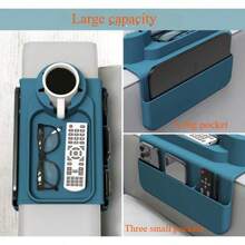 1 pieza Soporte multifuncional para reposabrazos de sofá, portavasos, organizador de control remoto