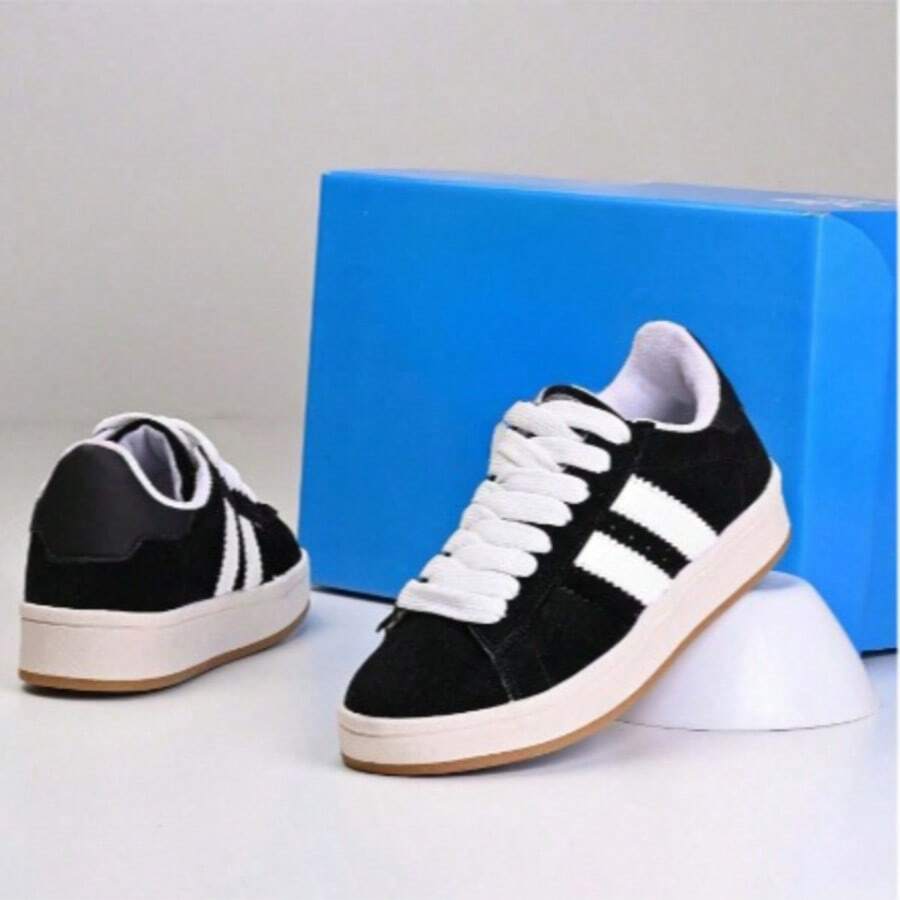 Lindo Tênis Ad Campus 00s Casual Masculino e Feminino Retro Clássico 2024 Tênis SreetStyle - Preto - Visão 1