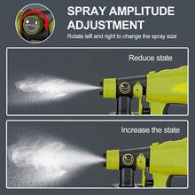 1 Set Of Green 1000ml ABS Plastic Spray Gun, Safe And Convenient Adjustable Gun, Suitable For Painting Doors, Windows, Walls, Fences, Floors, Ceilings, Flooring, Cabinets, Household Furniture And Other Articles - Green - View 6