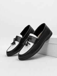 Men's Casual Loafers, Lightweight Breathable Flat Sole Solid Color Driving Shoes, Slip-On Moccasins, Indoor/Outdoor Shoes, Comfortable Nursing Shoes Old Money Chic Autumn