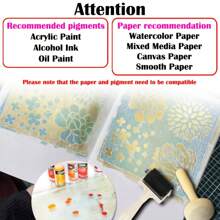 1pc Reusable Transparent Gel Printing Plate - Transparent Single-Print Surface, Soft Rubber Craft Plate For Art And DIY Projects, For Scrapbooks And Diaries - A Variety Of Sizes To Choose From, Scrapbook Supplies, Reusable Offset Printing Plate For Embossing Art - Perfect For Making Cards, Scrapbooks, Diaries And Home Decorations - Multicolor - View 12