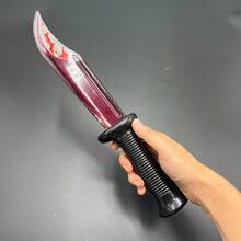 1 buah Pisau Mainan Dekorasi Halloween, Realistis, Pisau Jagal Palsu Horor, Alat Rias Zombie, Alat Peraga Prank Pertunjukan, Darah Palsu Mengalir, Pisau Film Plastik Realistis, Dengan Darah Palsu Mengalir di Dalamnya [Beberapa Bagian Acak, Perbedaan Warna] - MultiWarna - View 11