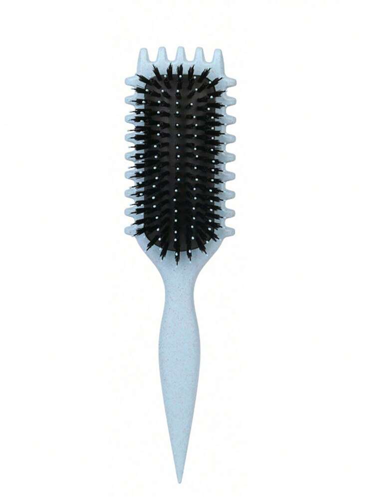 1pc Curling Hair Styling Brush - Flexible And Easy To Comb, With Anti-Slip Handle, Enhances Shine And Styling For Wet Hair, Ideal For Daily Care Of Curly Hair Women, Also A Must-Have For Back To School, Travel And Vacation. This Brush Has Versatile Uses For Various Occasions. - Multicolor - View 16