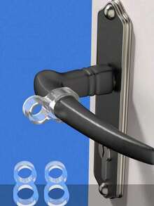 Door Handle Bumper Guard, Silicone Anti-Collision Doormat,Anti-Collision Ring For Door Handle, Wall Protector For Bedroom And Bathroom Door, Door Anti-Collision Suction Mat Door Suction Anti-Collision Grip Holder, Best Gifts For Birthday And Graduation