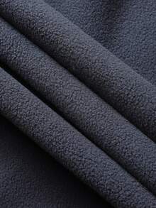 Men's Cardigan Coat Polar Fleece Stand Collar Jacket Fit Warm Top,Men's Stand Collar Fleece Jacket, Two-Sided Plush Lining, Casual Business Warm Thick Couple Coat Outerwear, Autumn/Winter