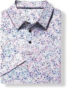 Men's Golf Shirts Short Sleeve Moisture Wicking Performance Print Patterns Casual Collared Golf Polo Shirt For Men-2025 - 白色彩色圓點 - 查看 8