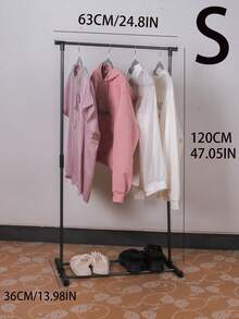 1 pieza Secadora de ropa de pie, perchero portátil sencillo para interiores/balcón para el hogar, dormitorio de estudiantes