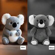 Koaly——按需情感疗愈，栩栩如生的考拉毛绒玩具，超柔软毛绒，模仿真实考拉的成熟动作，舒适惬意，无尽依偎 - 彩色 - 查看 3
