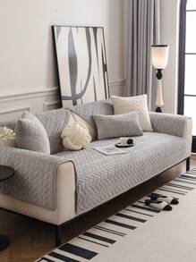 1 pieza Cojín de sofá con diseño jacquard de estilo bohemio - Apto para mascotas, tela de felpa suave - Antideslizante y lavable a máquina - Adecuado para decoración de sala de estar, dormitorio, oficina, cubre sofá para 1-4 asientos, sofás seccionales.