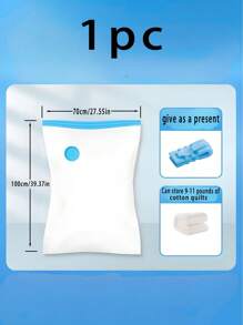 13/1 件真空密封压缩袋、真空储物袋、真空拉链袋、节省空间的行李袋、旅行压缩袋、可折叠衣物整理袋、衣柜储物袋，用于存放衣物、床上用品、冬装 - 节省 75% 空间、防潮防虫、返校季
