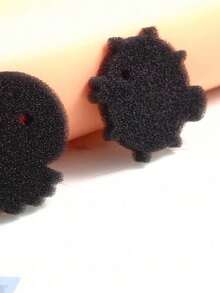 可重复使用的宠物毛发收集器，可爱狗狗猫咪毛发收集球套装，适用于洗衣机，衣物清洁除毛工具 - 黑色 - 查看 5