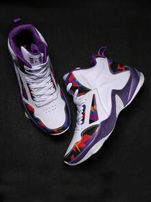 High-Top Basketball Shoes White Men's Casual Shoes Outdoor Mid-Top Sports Shoes Fashion Sneakers