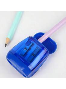 2/4/6/8/12 pièces Taille-crayon manuel - Conception compacte à double trou, portable, convient aux enfants, étudiants, salles de classe et bureaux à domicile, rentrée scolaire