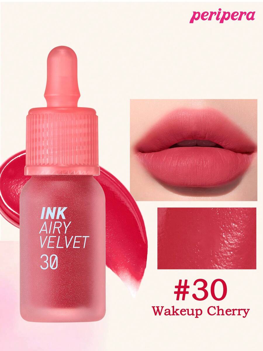 Peripera Son bóng K-Beauty Ink Airy Velvet, màu sắc lên chuẩn, lâu trôi, nhẹ nhàng, không chứa gluten, không chất bảo quản, son lì mịn như nhung, son môi dạng lỏng, mượt mà, màu sắc bền lâu, trang điểm Hàn Quốc, mỹ phẩm Hàn Quốc