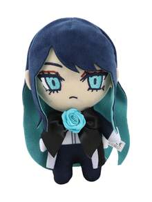 20厘米/7.87英寸 Ado 生日毛绒玩具 Ado Hibana 毛绒玩具 可爱蓝玫瑰星娃娃 毛绒玩具 装饰创意礼物 适合儿童生日派对 家庭女孩房间装饰游戏收藏家 - 藍黑色 - 查看 5