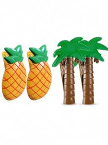 4 件/2 件沙滩巾防风夹适用于沙滩椅露台和泳池配件卡通眼镜鸡尾酒杯毛巾夹趣味装饰衣夹适用于家庭（可爱风格），毛巾夹，沙滩椅毛巾夹