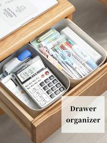 1/5/10件收纳篮收纳盒迷你收纳盒PP材质多用途家居办公用品玩具食品储存容器 - 彩色 - 查看 4