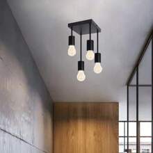 Modern Minimalist Straight Tube Ceiling Light, American Creative Bedroom Dining Room Pendant Light, Study Room Balcony Small Pendant Light, Bulbs Not Included