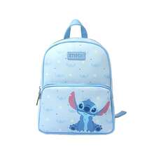 Miniso Disney Stitch Backpack, Casual Travel Knapsack For Student With Adjustable Straps, Lightweight And Spacious, Cartoon Design For School Season & Daily Use - Blue - View 9