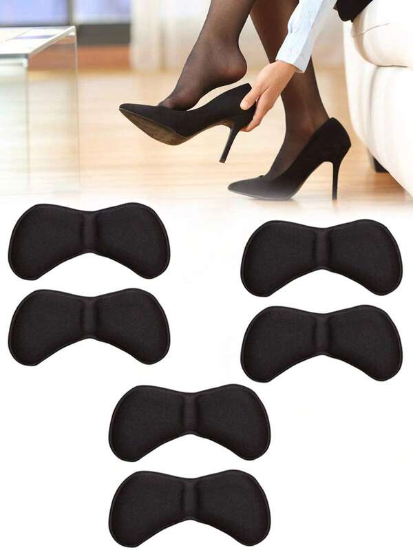 3 paires d'autocollants anti-usure pour talons, grands et petits autocollants de talons anti-douleur et anti-usure pour talons hauts