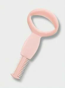 三合一化妆必备品：睫毛膏防护罩、睫毛分离梳和眉毛修饰刷：这款创新工具结合了三种基本功能，可打造完美眼妆，眼睑保护器可防止上下睫毛上睫毛膏涂抹混乱，金属齿梳可有效分离睫毛，化妆，便宜，房间装饰，梳妆台，旅行，卧室，化妆配件 - 淺粉色 - 查看 7