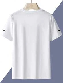 Bộ 5 áo thun nam nhanh khô, áo thun thể thao ngoài trời mỏng tay ngắn co giãn mềm mại, thích hợp cho chạy bộ, đi bộ đường dài, câu cá, mùa hè - Nhiều màu - Xem 4