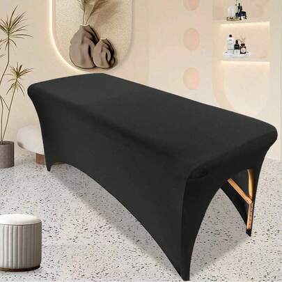 1pc 6ft Salon Massage Table Cover, Stretchy Eyelash Extension Bed Cover, Suitable For Eyelash Bed, Beauty Salon