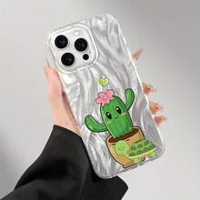 Funda para teléfono, diseño moderno y transparente de gasa, compatible con phone 11, 12, 13, 14, 15, 16 Pro Plus. Ideal para cumpleaños, chicas y chicos. - transparente - Ver 8