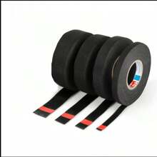 1pc 15m Heat Resistant, Noise Reducing, Flame Retardant Adhesive Tape. For Automotive Cable Harness Protection. Polyester Loom Tape. Insulating, Noise Dampening, Flame Retardant, High Temperature Resistant, Anti-Vibration Automotive Binding Velvet Tape - 15 M Length - View 10