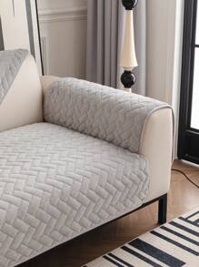 1 pieza Cojín de sofá con diseño jacquard de estilo bohemio - Apto para mascotas, tela de felpa suave - Antideslizante y lavable a máquina - Adecuado para decoración de sala de estar, dormitorio, oficina, cubre sofá para 1-4 asientos, sofás seccionales.