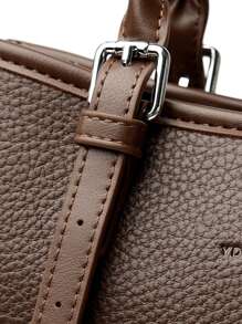 2025 时尚女士手提包经典皮革手包奢华单肩包设计师大号托特包女士斜挎包女包 - 棕色 - 查看 9