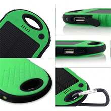 1pc 20000mAh Portable Solar Cell Phone Battery Charger, With Flashlight/USB/Type-C/Micro Interface/Compass, Suitable For IPhone/Android Mobile Digital Electronic Devices, Gift Customization, Outdoor Emergency Power Backup Pack - Multicolor - View 11