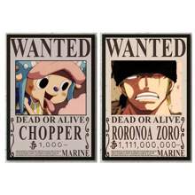 ONE PIECE 1/2/3/6件套复活节流行卡通海报印刷帆布墙画，适用于卧室、客厅、酒吧、咖啡厅、入口处，无框墙面装饰