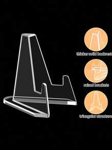 5/10/20 件透明卡片展示架（亚克力）、迷你运动卡夹、运动卡夹、分级卡片展示架、派对、婚礼、节日卡夹、编号卡夹、毕业招待会餐厅家居中心装饰品 - 無色 - 查看 7