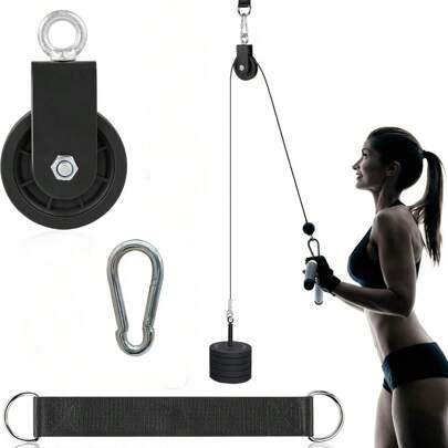 Pulley System Gym, Cable Pulley System Gym Pulley System For Home Gym Fitness Pulley Cable System Cable Pulley System Home Gym For Gym Equipment, Ladder Lift, DIY Home Projects