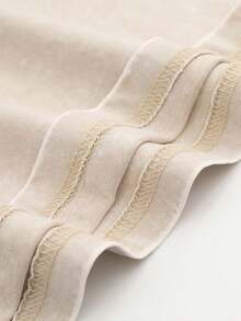 Three-Piece Solid Color T-Shirts Fashion Retro Men's T-Shirts 230g Heavyweight Cotton Dropped Shoulder Design Unisex Short-Sleeve T-Shirts For All Seasons Casual Occasions Gift For Boyfriend 100% Pure Cotton Streetwear Designed For Young People Ideal Gift Between Friends Men's Clothing Men's T-Shirts - 黑色+杏色+咖啡棕 - 查看 9