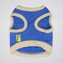 1pc Versatile Lightweight Sleeveless Vest, Minimalist Letter Design, Suitable For Cats & Dogs, Summer - Blue - View 11