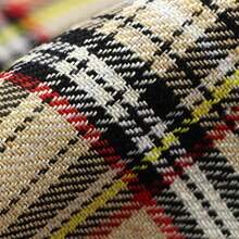 1 件预切耐用苏格兰格子涤纶面料 - 57x19.68 英寸，适用于 DIY 工艺品和手工包、桌布、沙发套枕套、节日装饰 | 格子图案纺织品 | 涤纶面料、箱包面料 - 多色 - 查看 3