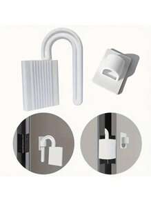 门夹保护装置，适用于卧室和浴室门，防止夹手指