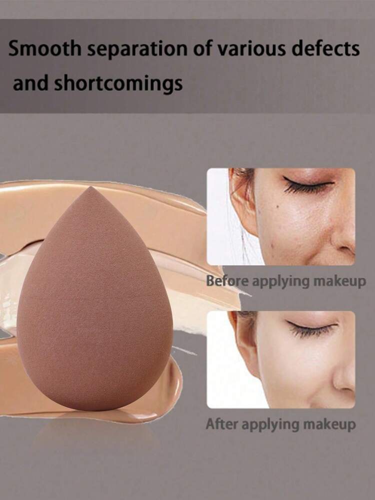 28件套终极化妆刷套装，包含大号散粉刷、腮红刷、修容刷、粉底刷、遮瑕刷和眼影刷 - 附赠水滴形美妆蛋、拇指粉扑和三角粉扑 - 尼龙刷毛，适合所有肤质。套装包含：化妆刷套装、全套化妆刷套装、化妆套装、化妆刷套装、化妆礼盒套装。 - 棕色 - 查看 6