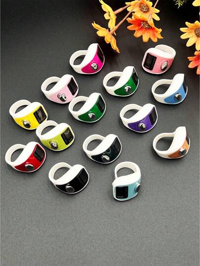 عداد خاتم محمول، عداد إلكتروني للخواتم، عداد صغير، عداد ذو لونين حلوى، مناسب للرياضات الخارجية والمستخدمين الآخرين، خفيف الوزن وقابل للحمل، سيناريوهات استخدام متنوعة، قابل للاستخدام في الترديد والصلاة / 1 خيط/12 خيط من حبات الصلاة الإسلامية، 99 حبة زجاجية مزيفة من اللؤلؤ، مناسبة للصلاة وأساور الثناء العربية، بطراز الشماعة، يمكن استخدامها لعد ترديد الصلاة، الارتداء اليومي والزينة